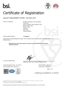 ISO9001 CERTIFICATE